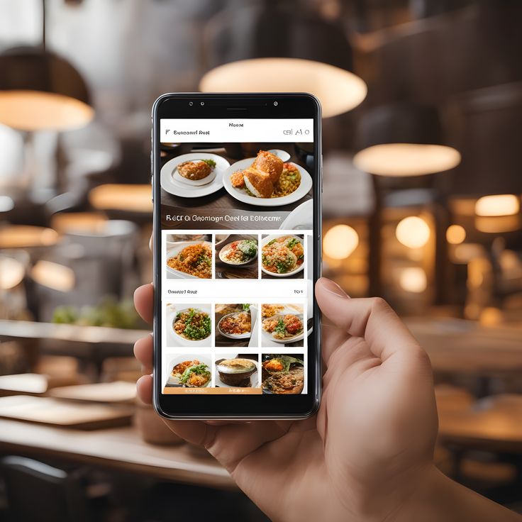 Luxury restaurant atmosphere